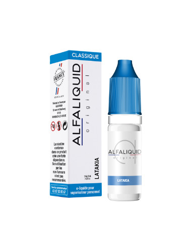 E-LIQUIDE ALFALIQUID ORIGINAL CLASSIQUE - LATAKIA 10 ML