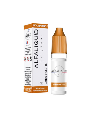 E-LIQUIDE ALFALIQUID ORIGINAL GOURMANDE - CANDY VIOLETTE 10 ML